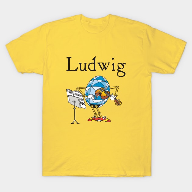 Ludwig Cartoon T-Shirt by Chewbaccadoll